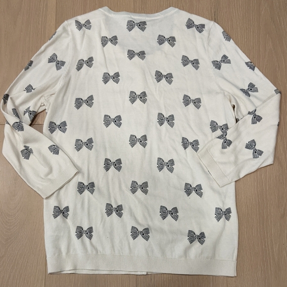 Talbots bow cardigan - Picture 3 of 6